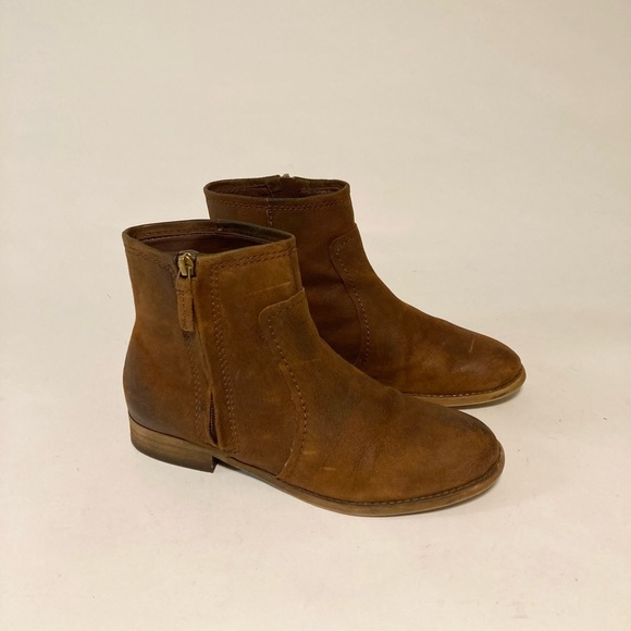 Franco Sarto Kelvin Tan Leather Ankle Boots size 8 - Picture 2 of 16